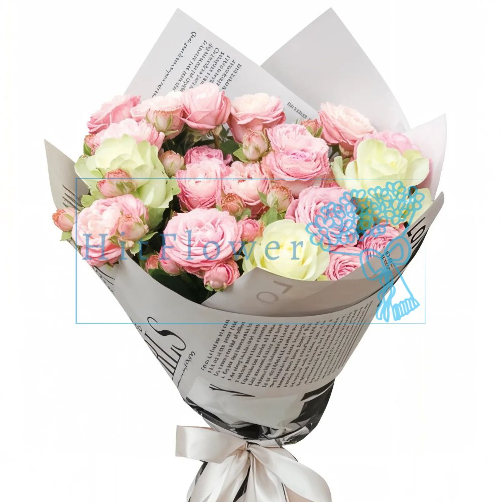 Букет роз Прикосновение утра